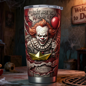 Creepy Clown Horror Tumbler - Personalized Gifts For Horror Lovers 02PALU200126