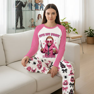 Cute Horror Slasher Pajama - Personalized Gifts For Horror Lovers 05PGLU060925