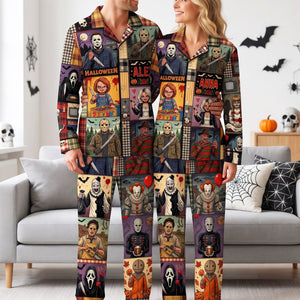 Scary Villain Pajama Set - Personalized Gifts For Halloween 01naqn260826