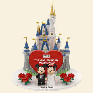 Missing Piece Acrylic Plaque Personalized Gifts For Couple 01KIDT171025