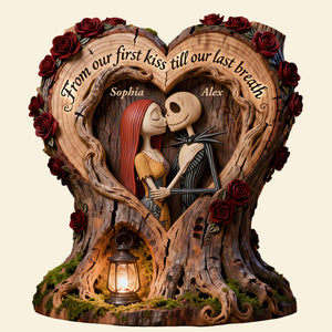 Kissing Couple Acrylic Plaque - Personalized Gifts For Couple 01TGDT030226