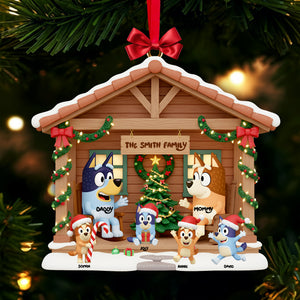 Joyful Family Together Ornament - Personalized Christmas Gift For Family 01NALU221025