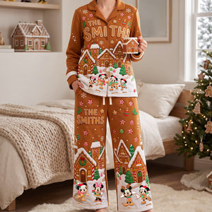 Cute Gingerbread Family Pajama Set - Personalized Gift For Christmas 02PATA270826