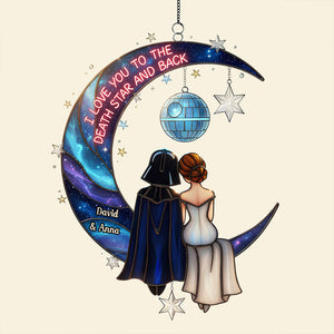 Cosmic Couple Suncatcher Ornament Personalized Gifts For Couple 02PADT251125