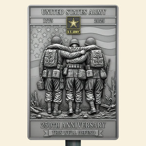 Legacy of Service Metal Sign – Personalized Gifts For Soldier 03ohqn300625