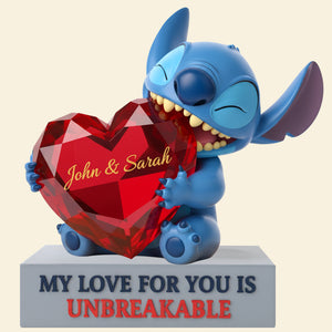 Blue Alien Acrylic Plaque - Personalized Gifts For Couple 04hytn161225