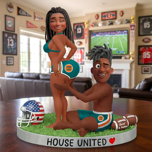 Sport Couple Love United Acrylic Plaque - Personalized Gifts For Couple 04hutn130126