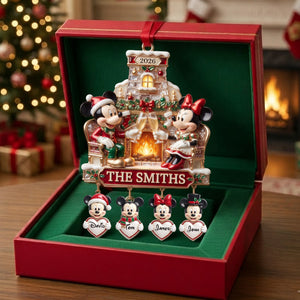 Warming Beside Fire Pits Acrylic Ornament - Personalized Christmas Gifts For Family 05tylu140826