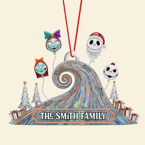 Whimsical Family Balloon Ornament Personalized Gifts For Family 02OHDT220925
