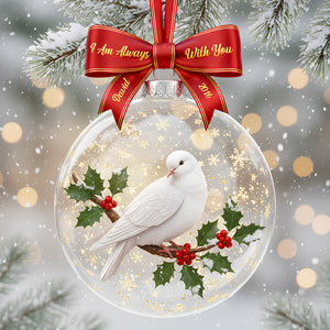 Cardinals From Heaven Christmas Ornament – Personalized Memorial Gifts 02HUDT111025