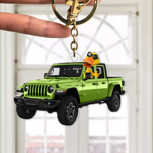 Happy Ducks Keychain - Personalized Gifts For Off-road Lovers 02qhqn281224