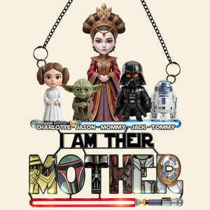 Universe Mom And Kids Layer Suncatcher - Personalized Gifts For Mother's Day Suncatcher Ornament 01NADT030426