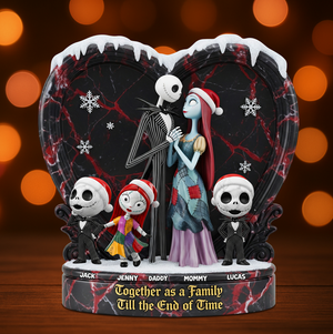 Personalized Christmas Gifts For Family Heart Plaque 02natn200925-Homacus