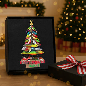 Personalized Gifts For Christmas, Fishing Lures Custom Shape Acrylic Ornament 01huta181025