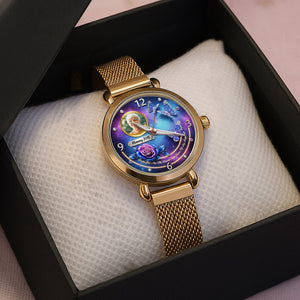 Custom Photo Heaven Angel Mesh Strap Quartz Watch Christmas Memorial Gifts 03hutn290725