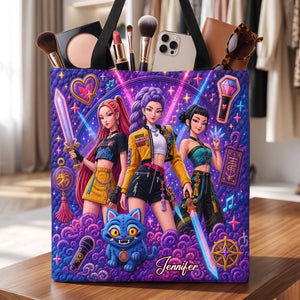 Fantasy Girl Squad Tote Bag - Personalized Gifts 04naqn110727-Homacus