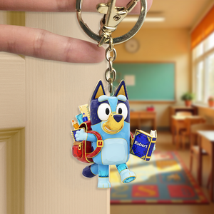 Little Dog Keychain - Personalized Gifts For Kids 02ohpu140625