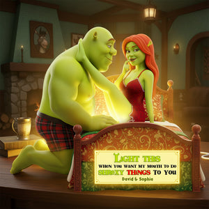 Naughty Couple Acrylic Light Box - Personalized Gifts For Couples 02KILU061125