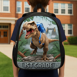 Dinosaur School Bag - Personalized Gifts For Kids 02naqn050825