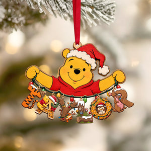 Name Art Woodland String Ornament, Personalized Gifts 03qhtn230926