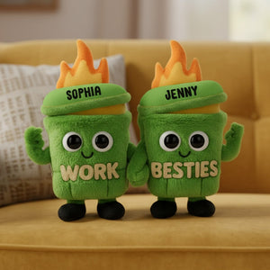 Cute Dumpster Coworker Shaped Pillow - Personalized Gifts For Coworkers 05NATN151125