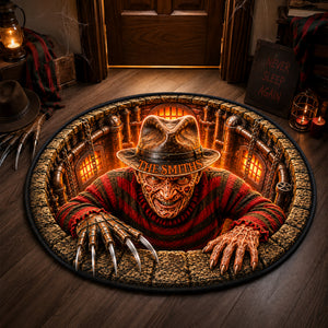Nightmare Fuel: Iconic Halloween Slashers Doormat - Personalized Gifts 06tylu210826