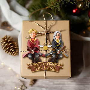 Flying Love Story Ornament - Personalized Gifts For Couples 04HULU131025
