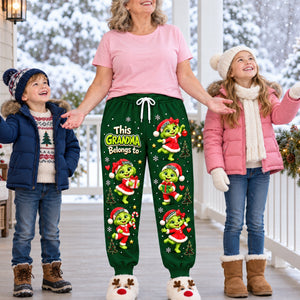 Cozy Christmas Sweatpants - Personalized Gifts For Grandma 06tyqn011026