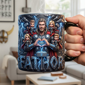 Power Dad Magic Mug - Personalized Gifts For Dad 04PATA200426