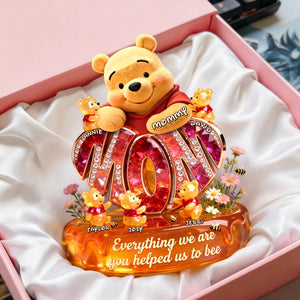 Best Mom Ever Acrylic Plaque - Personalized Gifts For Mom 03QHLU110326-Homacus