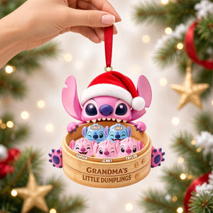 Grandma's Adorable Grandkids Christmas Ornament - Personalized Gifts For Grandma 02OHTN051026