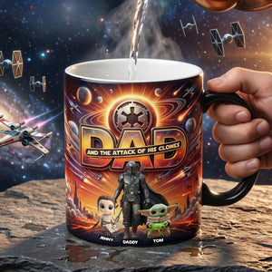 Dad's Mischievous Mini Versions Magic Mug - Personalized Gifts For Dads 05qhtn210526