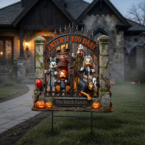 Trick Or Treat Custom Shape Yard Sign - Personalized Gifts For Halloween 03toqn080826