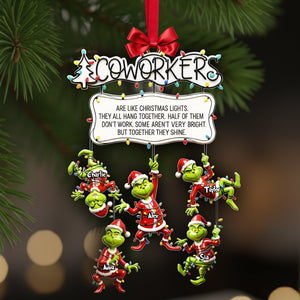 Fun Co-workers Hanging Together Ornament - Personalized Gifts For Collague 01QHLU091025