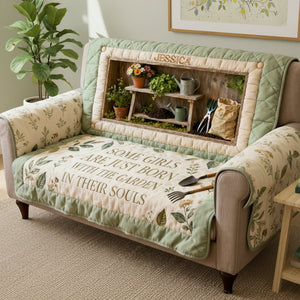 Gardening Quilted Sofa Cover - Personalized Gifts For Garden Lovers 01kita260126