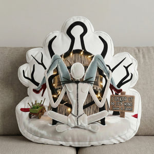 Cheeky Skeleton Couple Pillow - Personalized Gifts For Couple 01tglu181225