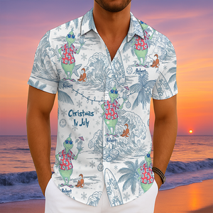 Christmas In July Hawaiian Shirt - Personalized Gifts For Summer 03HUPU110725