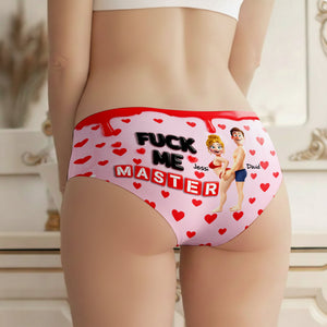 Playful Pinky Couples Brief - Personalized Gift For Her 01OHLU291125