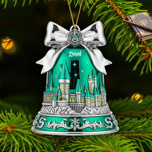 Ring Bell Castle Christmas Ornament Personalized Gifts For Fans 01PGDT080925
