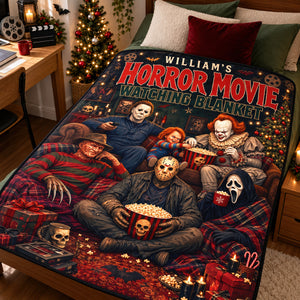 Christmas Night Villain Blanket Blanket - Personalized Gifts For Horror Lover Blanket 07TOQN021026