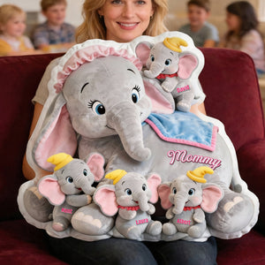 Love Mom Custom Shape Pillow - Personalized Gifts For Mother 01huqn050226