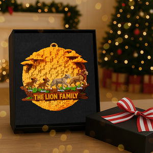 Christmas Family Ornament - Personalized Gift For Family Christmas Ornament 02OHTA151025