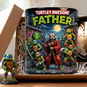 Awesome Father Magic Ceramic Mug - Personalized Gifts For Dad 04TYDT190526