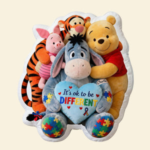 Lovely Embracing Autism Pillow, Personalized Gifts For Autism Kid 02qhdt170326