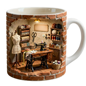 Sewing Coffee Mug - Personalized Gifts For Sewing Lovers 03hytn220126
