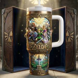 Legendary Adventure 40th Anniversary Tumbler With Handle - Personalized Gifts 02nalu060426