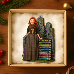 Personalized Gifts For Book Lovers Christmas Ornament 01hutn171025