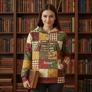 Comfy Reading Vibes Hoodie - Personalized Gifts For Book Lovers 03PGLU211125
