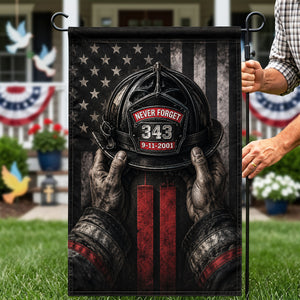 Heroic Firefighters Thank For The Sacrifices Memorial Garden Flag 02qhdh040826