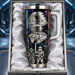 Futuristic Space Warrior Tumbler - Personalized Gifts 03ohlu050326